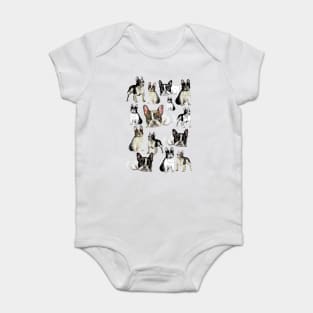 french bulldog Baby Bodysuit